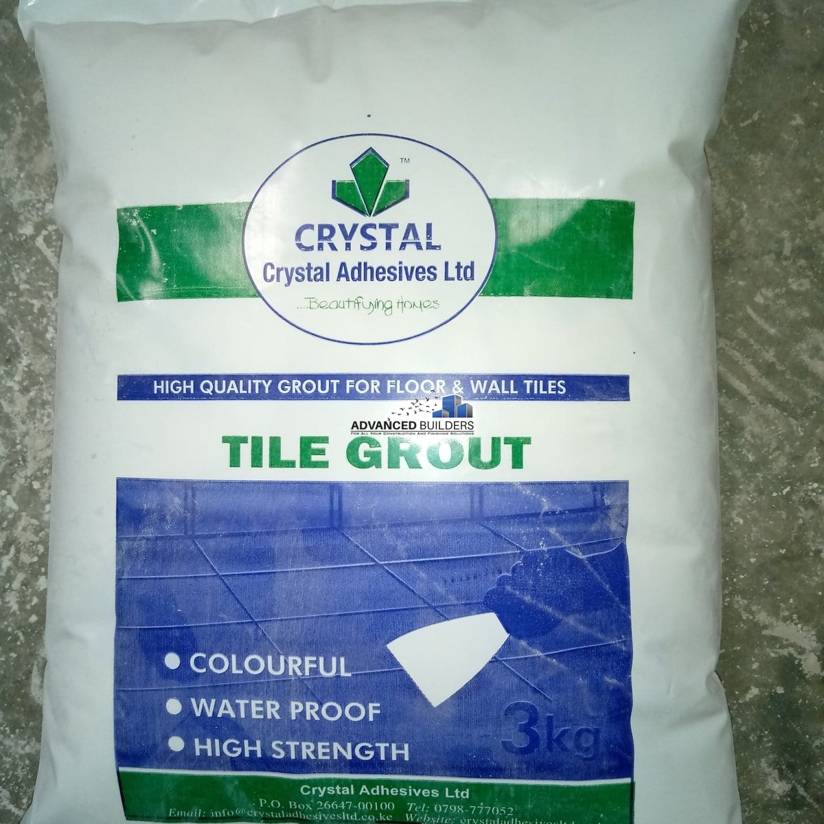 Crystal Tile Grout 1 Kg