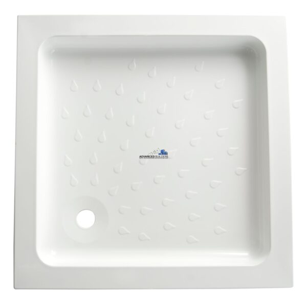 Square shower tray