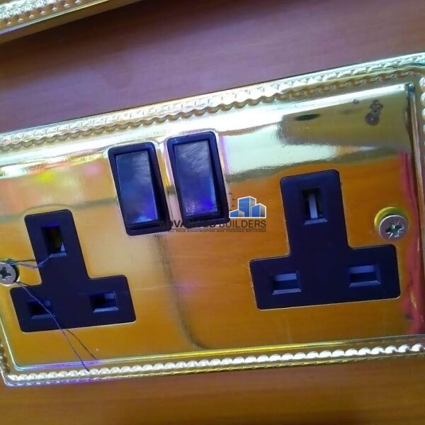 Brass Twin Socket