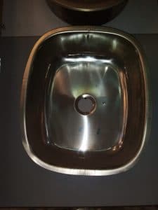 Granite kitchen sink single bowl
