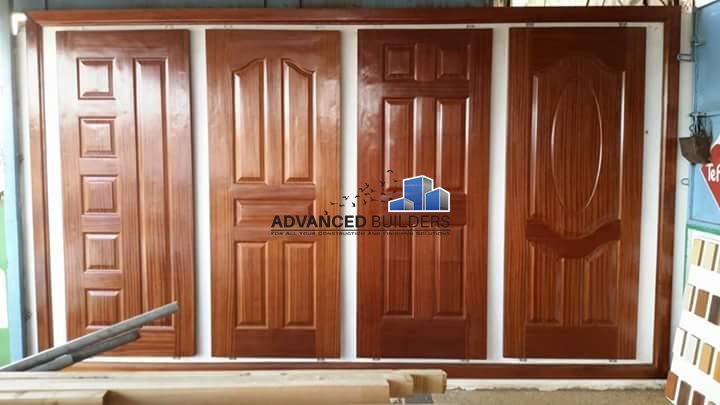Panel Solid Door Special Size Mahogany
