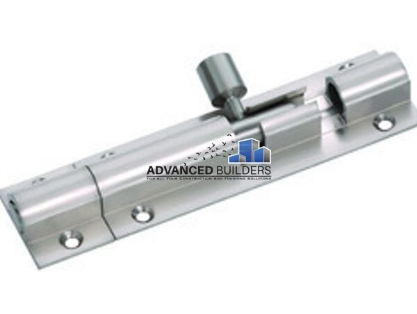 Tower bolt 2 inch Silver
