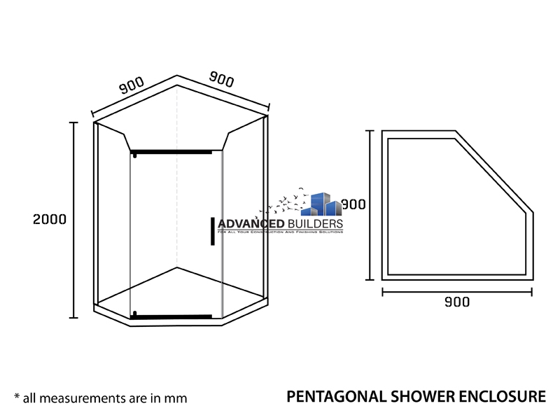 Shower Enclosure Pentagon