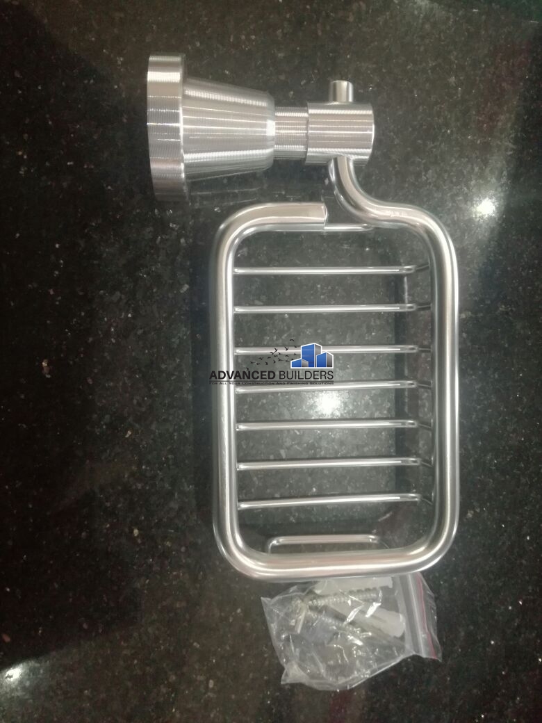 Stainless Steel Soap Dish Square Shape