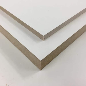MDF laminated Boards WHITE 8ft x 4ft x 18mm