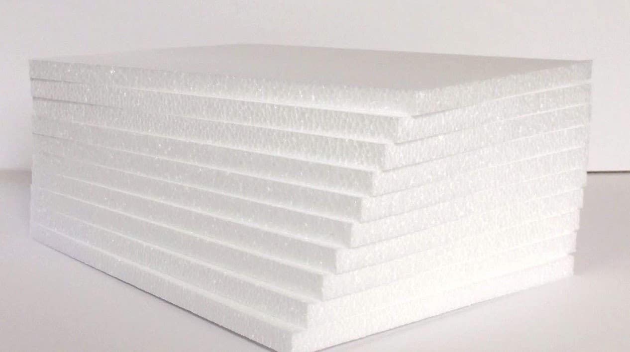 Styrofoam sheet 4ft x 4ft x 1/2
