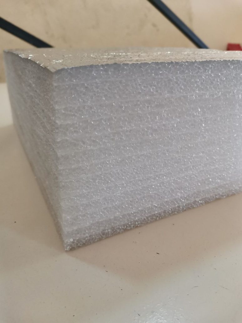 Styrofoam Wall Insulation 1 Meter x 2 Meter by 100 mm Single Lamination