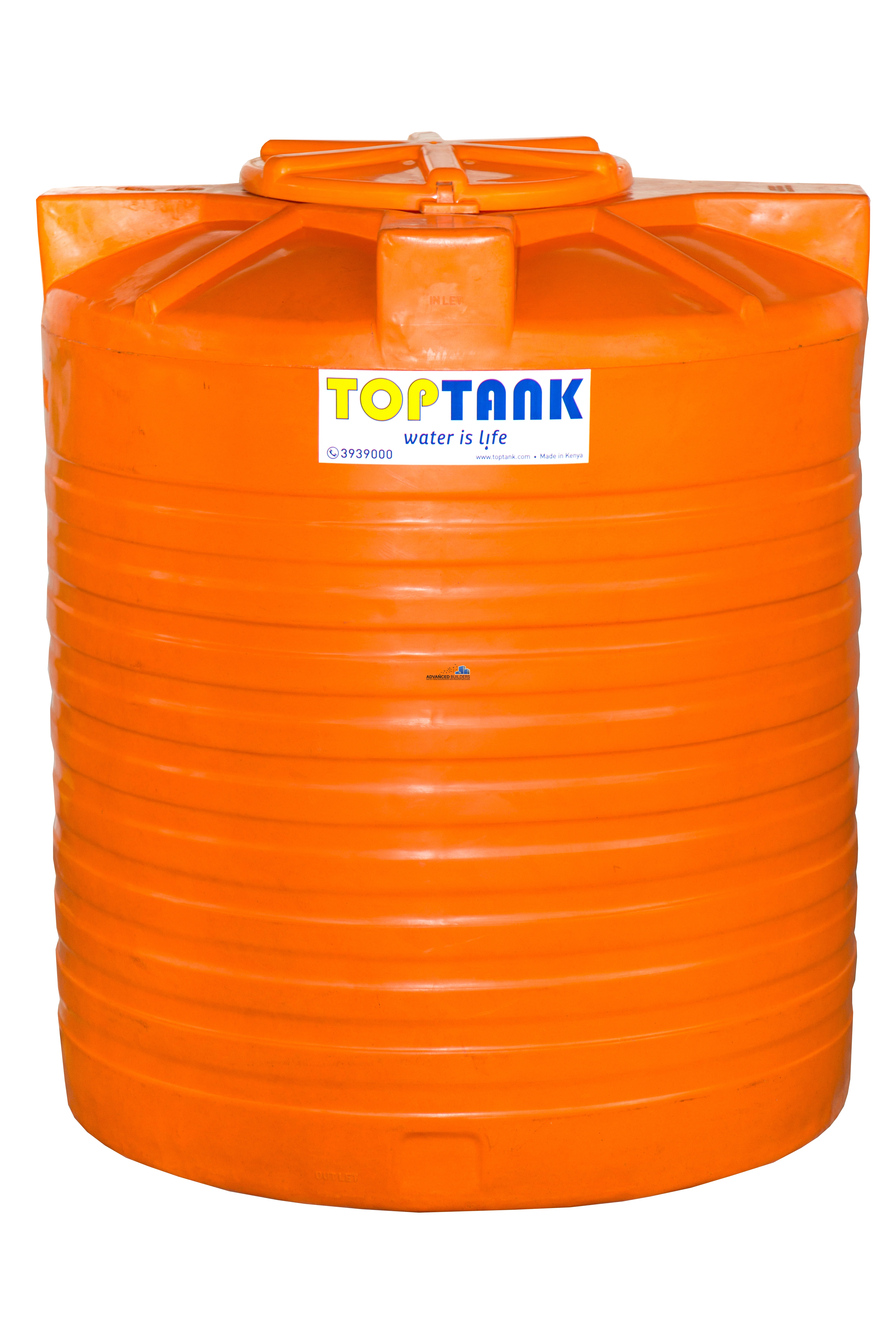 Standard Cylindrical Tank Orange