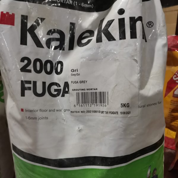 Kalekim Fuga Grout 5Kgs Grey
