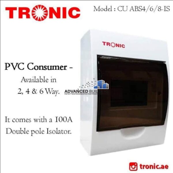 Tronic PVC Consumer Unit