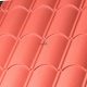 Top Roof Roma Profile 0.32mm Red